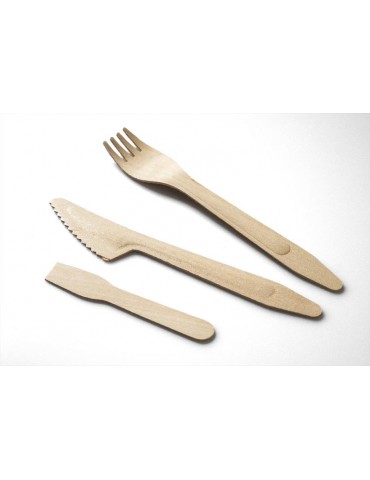 Tenedor-Cuberteria eco madera.